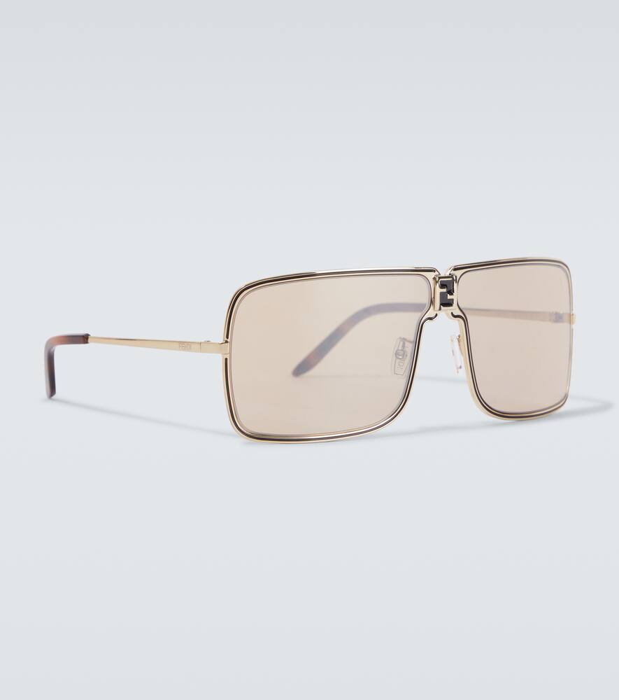Прямоугольные солнцезащитные очки Fendiness Fendi — фото 2