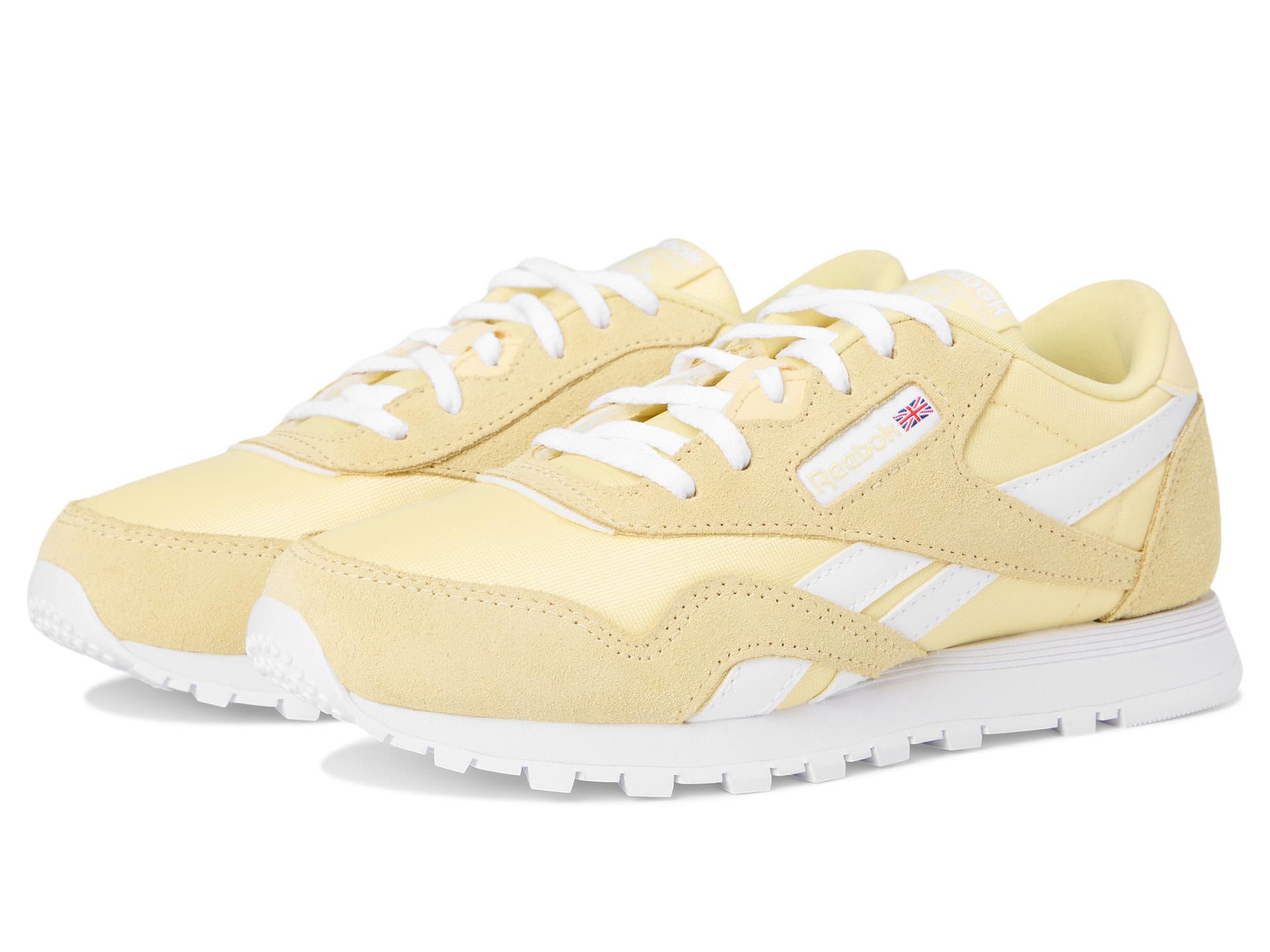 

Кроссовки Reebok Kids Classic Nylon, цвет Bleached Yellow/White