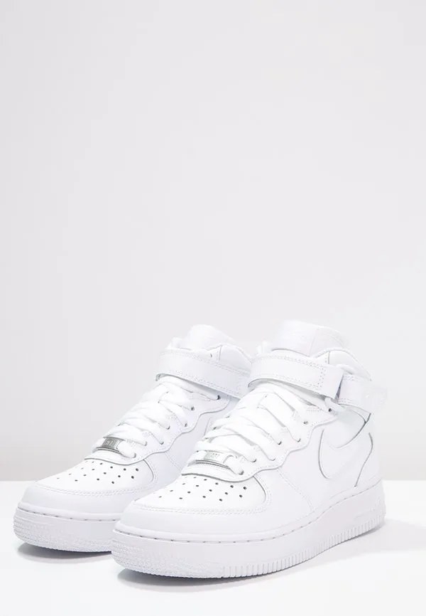Высокие кроссовки air force mid Nike Sportswear, White — фото 3