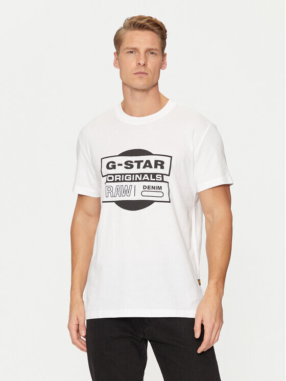 

Футболка стандартного кроя G-Star Raw, белый
