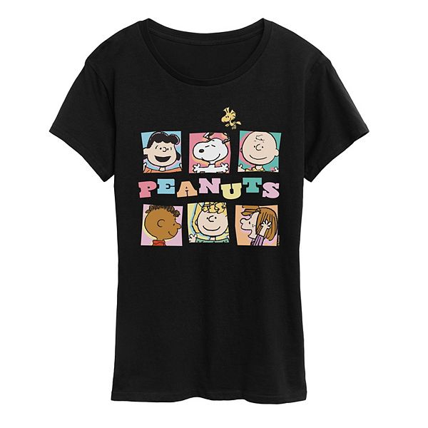 

Футболка с принтом Women's peanut group boxes Licensed Character, Black