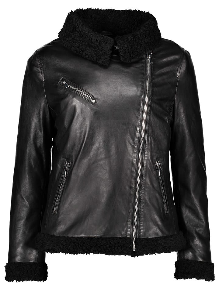 

Кожаная куртка Apple of Eden Lederjacke, черный