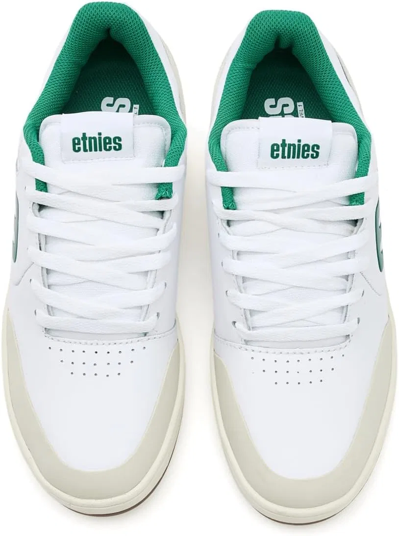 Кроссовки для скейтбординга Etnies Marana, белый/белый/зеленый — фото 2