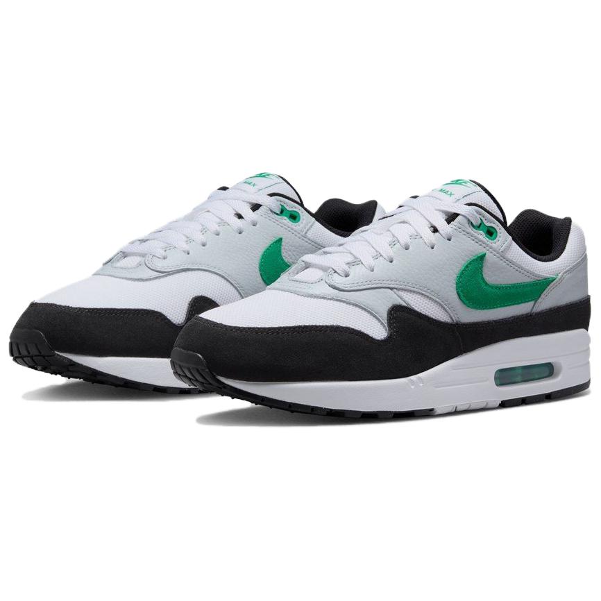 Nike Air Max 1 White Black Stadium Green — фото 4