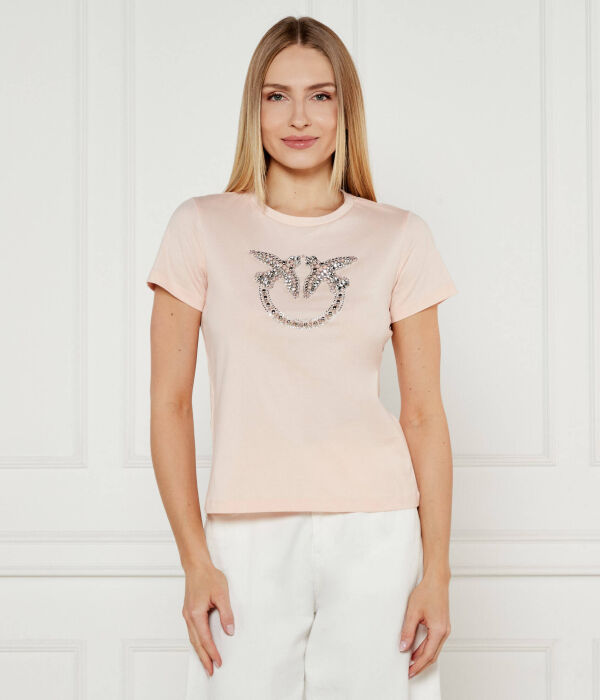 

Футболка Квентин Regular fit Pinko, розовый