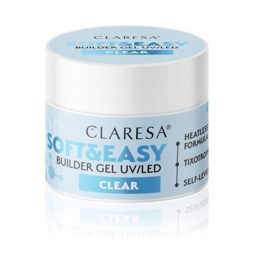 

Строительный гель, прозрачный, 90 г Claresa Soft&Easy