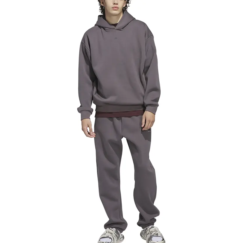 Баскетбольный свитшот Unisex Adidas, серый — фото 4