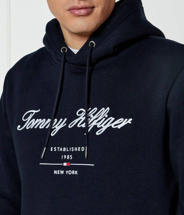 Толстовка Tommy Hilfiger с принтом, синий — фото 4