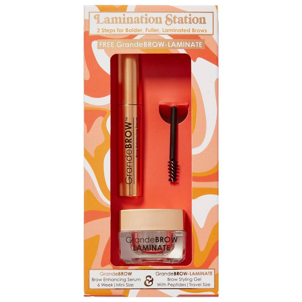 

Grande Cosmetics Lamination Station Набор сыворотки и геля для бровей
