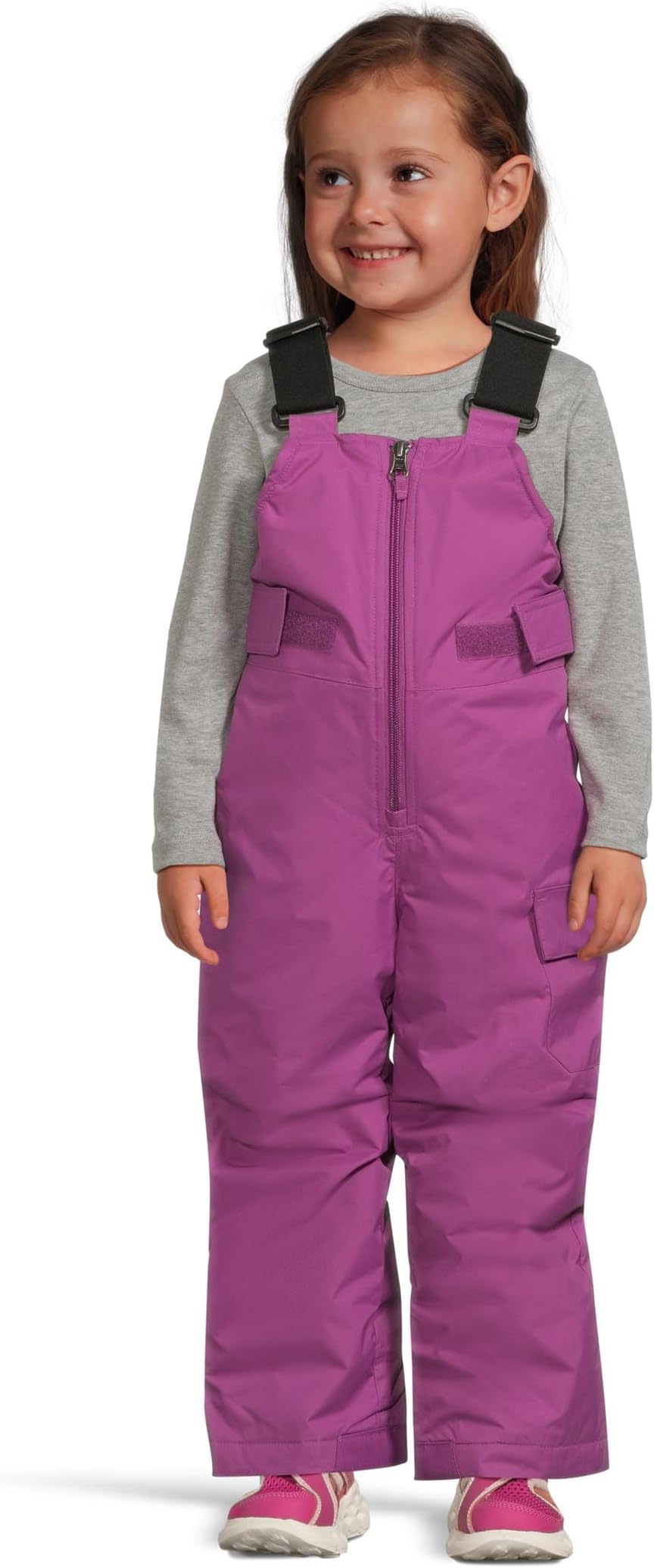 

Брюки Columbia Kids Snowslope III Bib, цвет Razzle