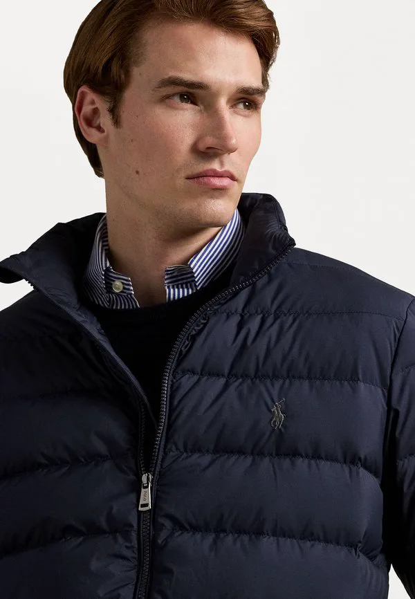 Холодная компактная пуховая куртка Polo Ralph Lauren, Collection Navy — фото 4
