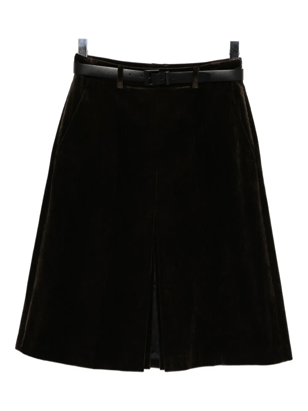 

Вельветовая юбка со складками Juun.J, коричневый