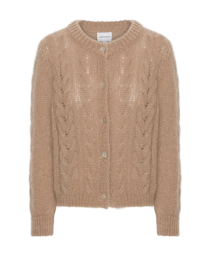 

Кардиган Frankie крупной вязки Americandreams, коричневый