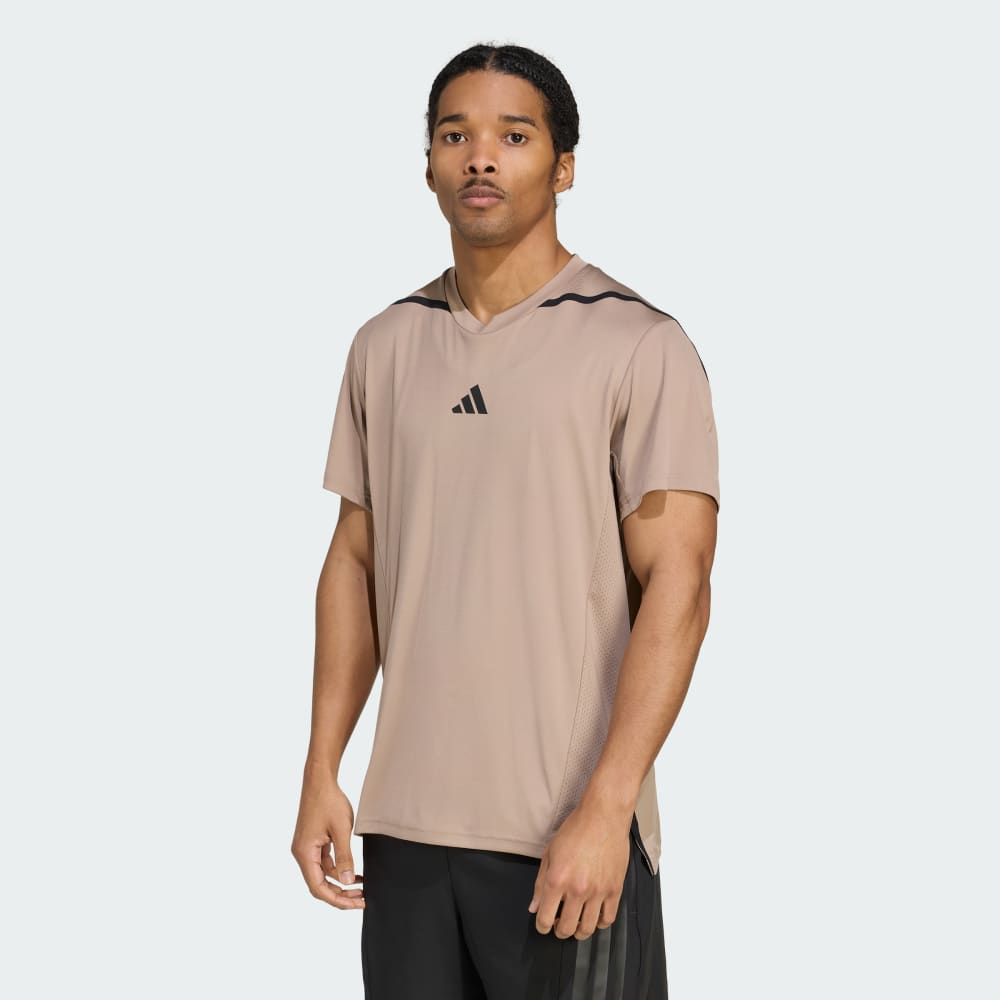

Спортивная футболка Adidas Designed for Training Pro-Series Tee, цвет Chalky Brown
