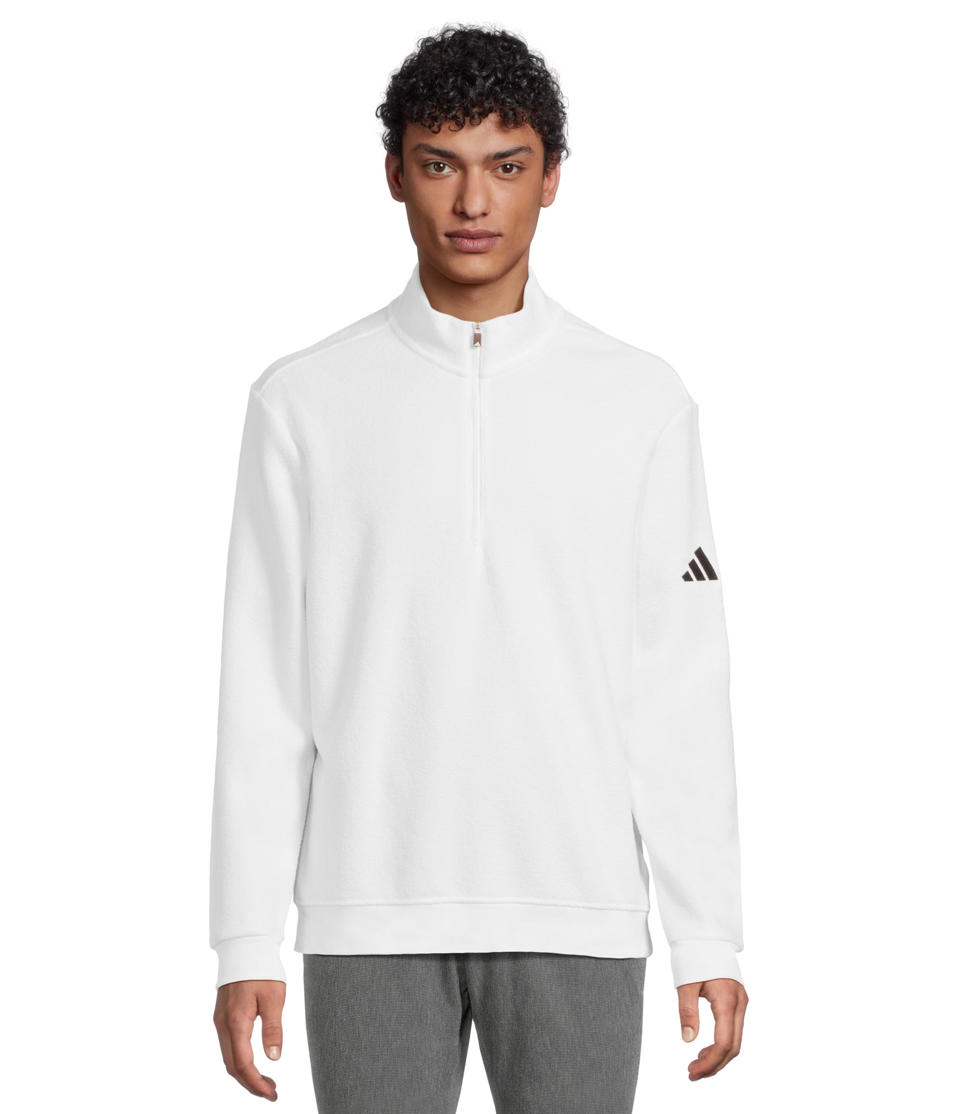 

Пуловер adidas Golf Ultimate365 Terry Cloth 1/4 Zip Golf Pullover, белый