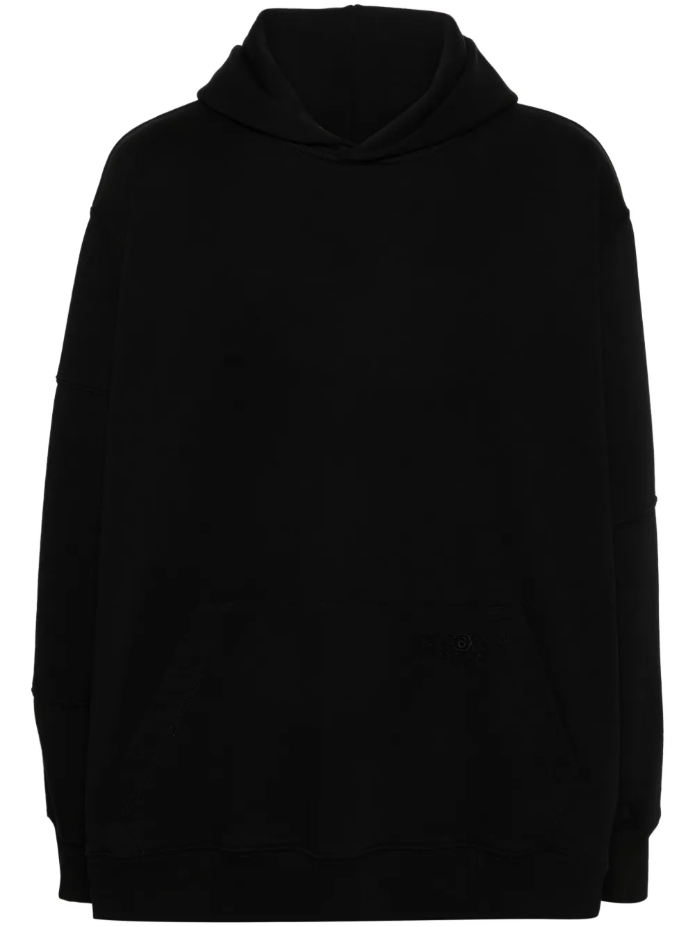 

Худи с узором MM6 Maison Margiela, черный