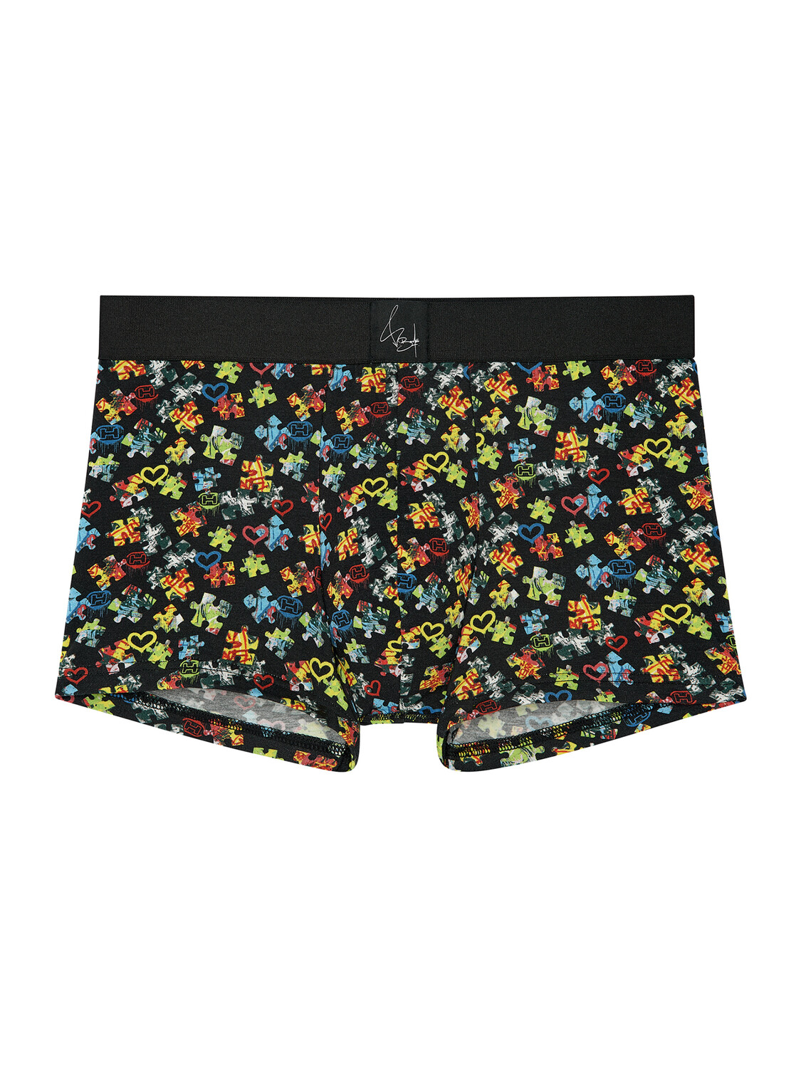 

Боксеры HOM Retro Pants Puzzled Love Boxer, цвет multico print