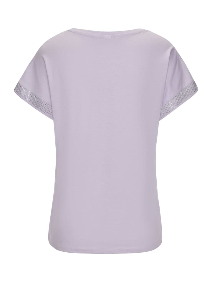 

Рубашка с короткими рукавами сиреневого цвета LASCANA