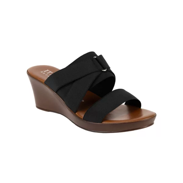 Женские туфли Clous на танкетке Italian Shoemakers, черный