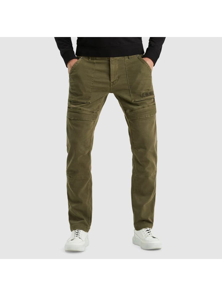 

Тканевые брюки PME Legend Hose, цвет Olive Night