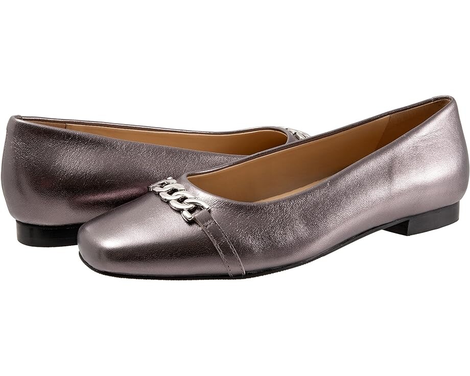 

Туфли на плоской подошве Trotters Harmony, цвет Pewter