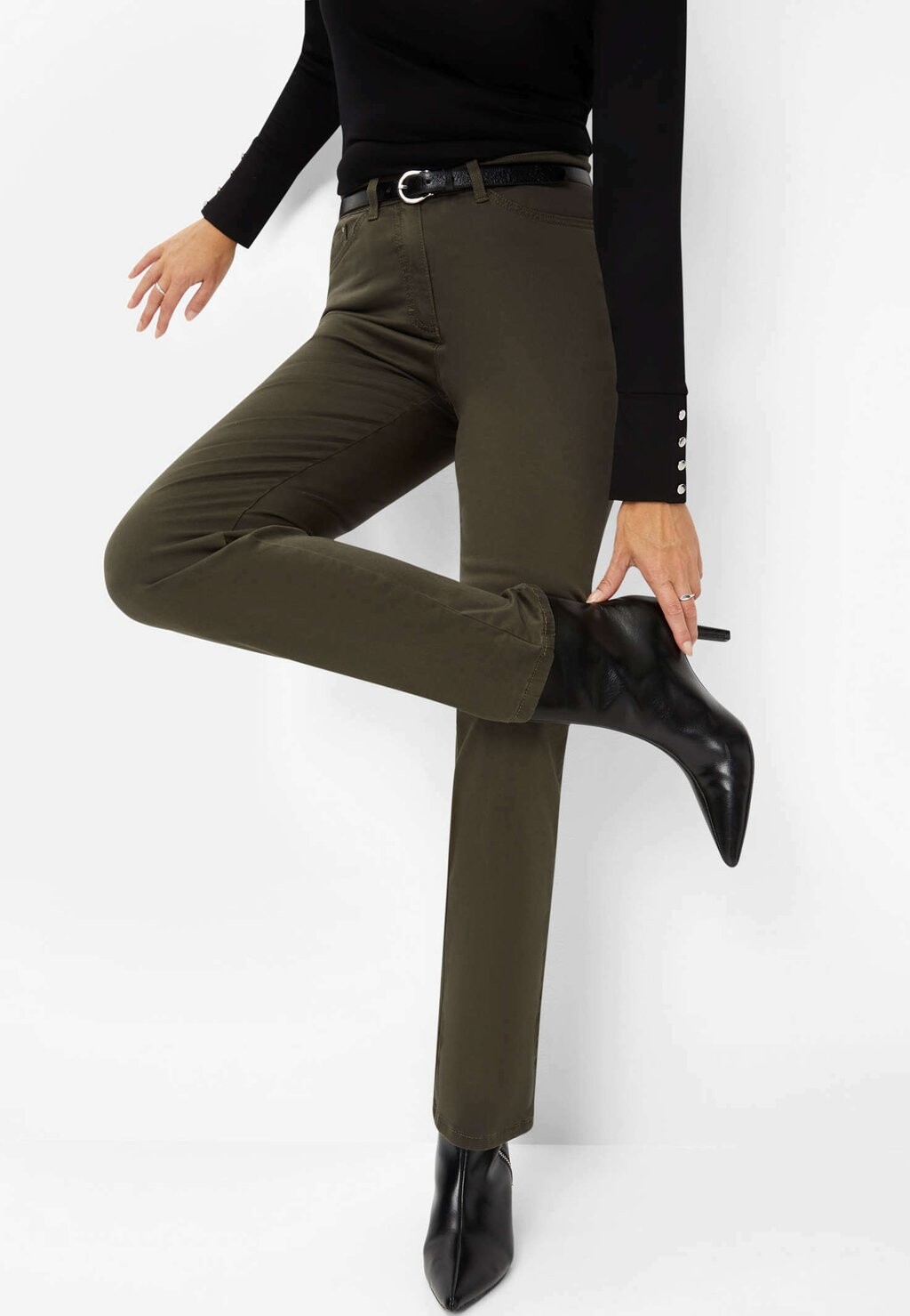 

Брюки STYLE PATTI BRAX, оливковый