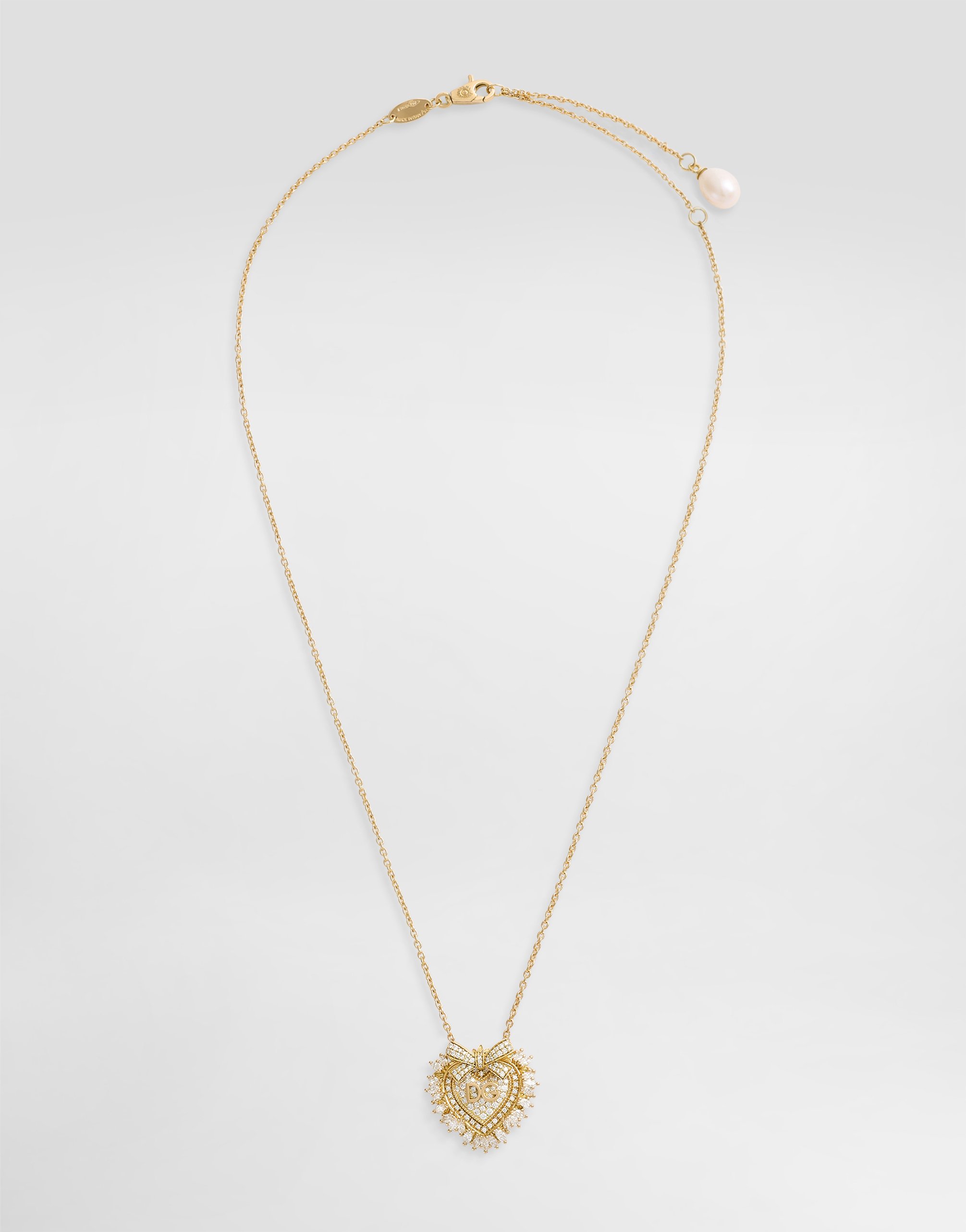 

Колье devotion из желтого золота 750 пробы с бриллиантами Dolce & Gabbana, золото