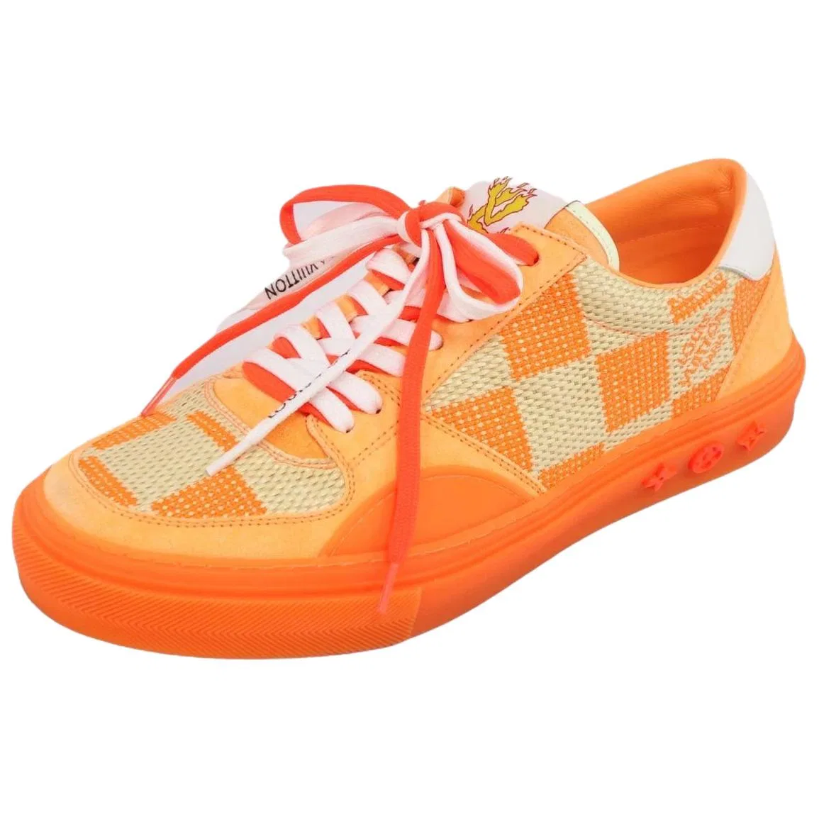 Кеды Ollie Damier LOUIS VUITTON Оранжевый — фото 4