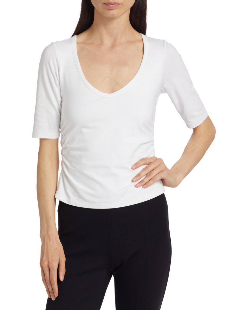 

Футболка из хлопковой смеси ATM Anthony Thomas Melillo, белый