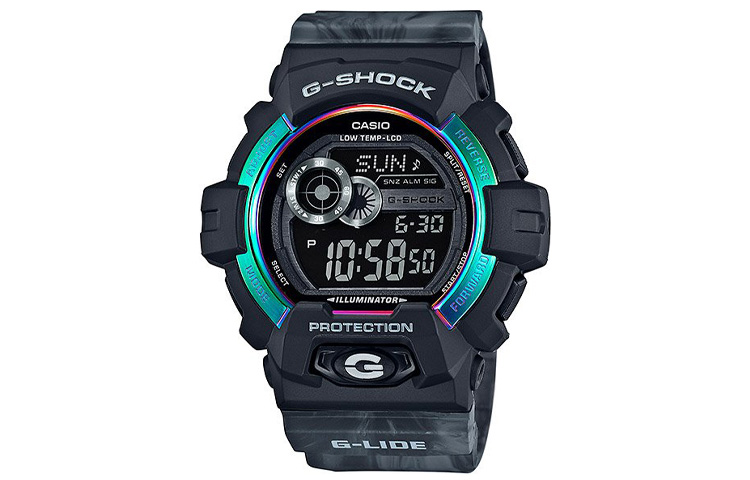 

CASIO Мужские часы серии G-Lide черного цвета GLS-8900AR-1