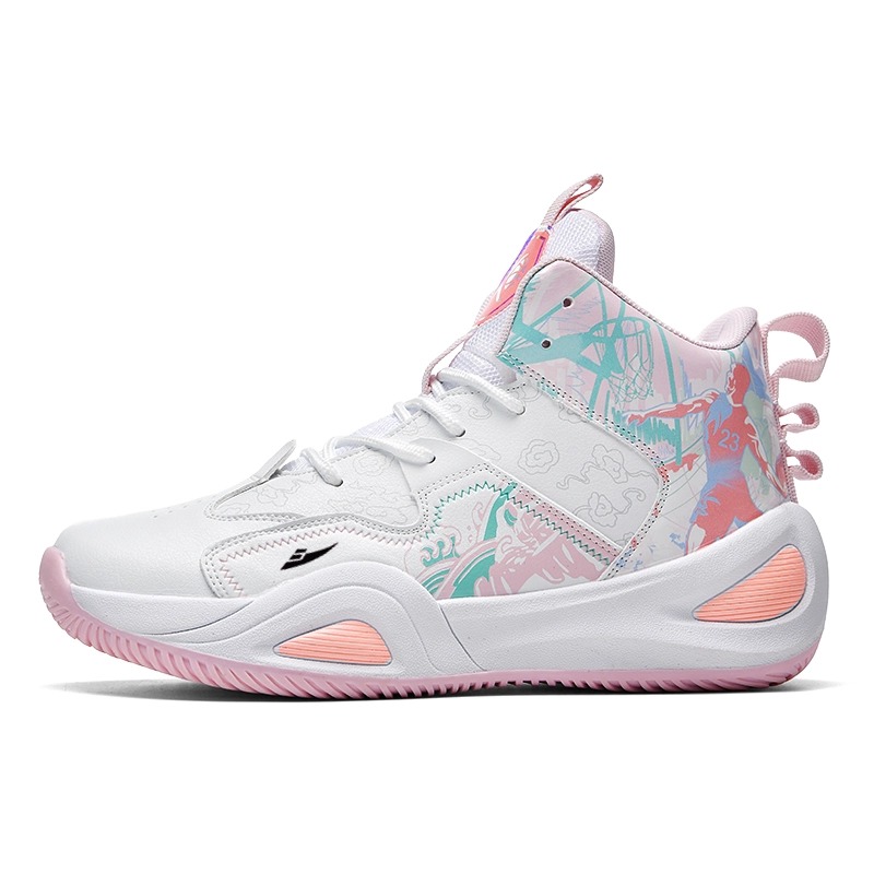 

Kuding Амортизирующие нескользящие износостойкие баскетбольные кроссовки мид-топ унисекс - непарные, цвет Mismatched