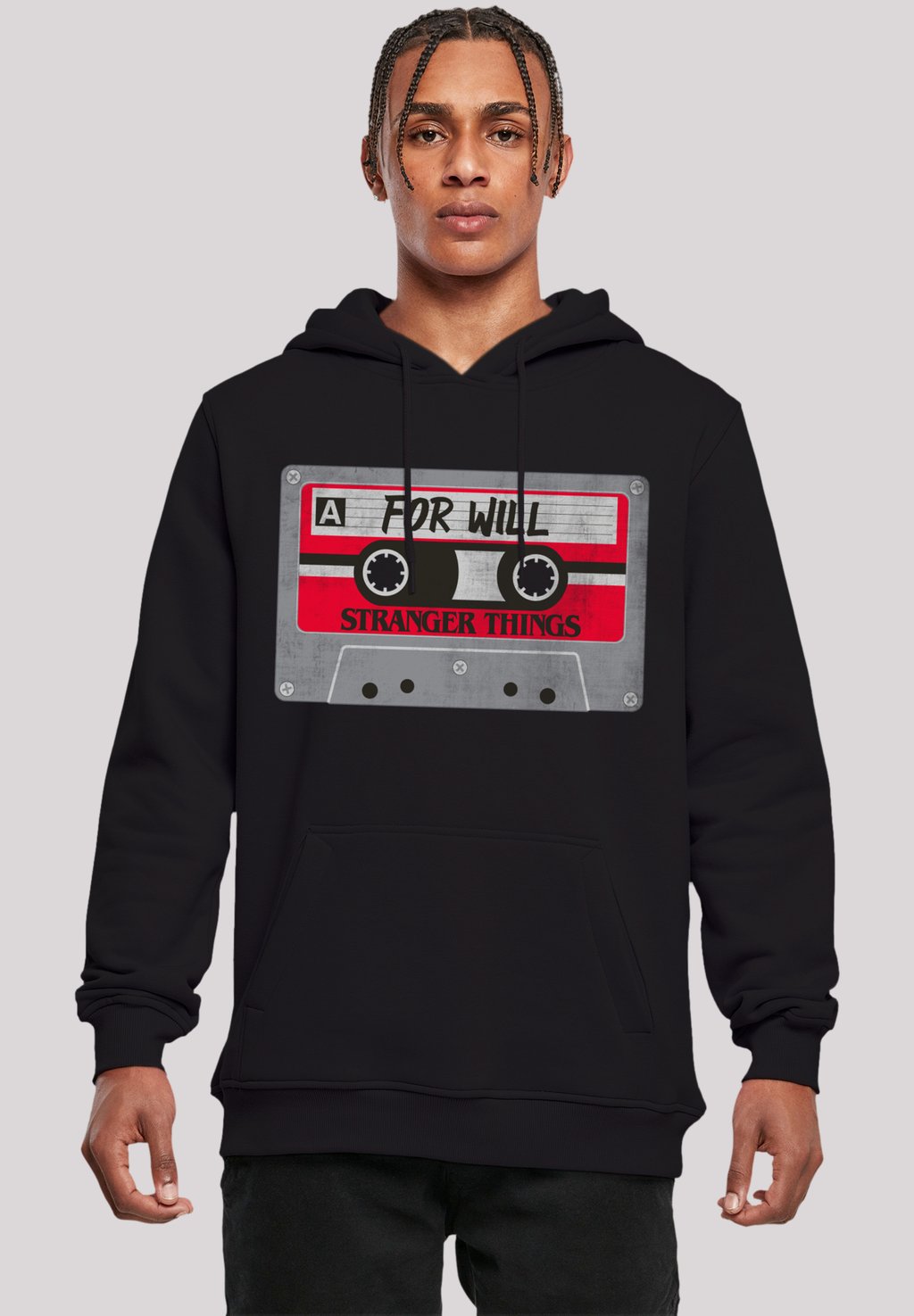 

Толстовка STRANGER THINGS CASSETTE FOR WILL NETFLIX TV SERIES - Hoodie F4NT4STIC, черный