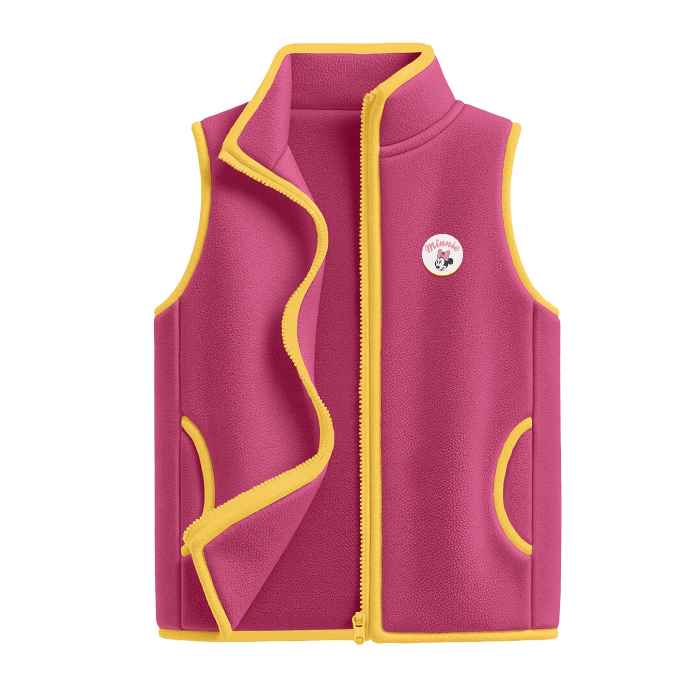 Детский жилет Moderate Disney, Dini Zhong Round Hook-and-Loop K Rose Red