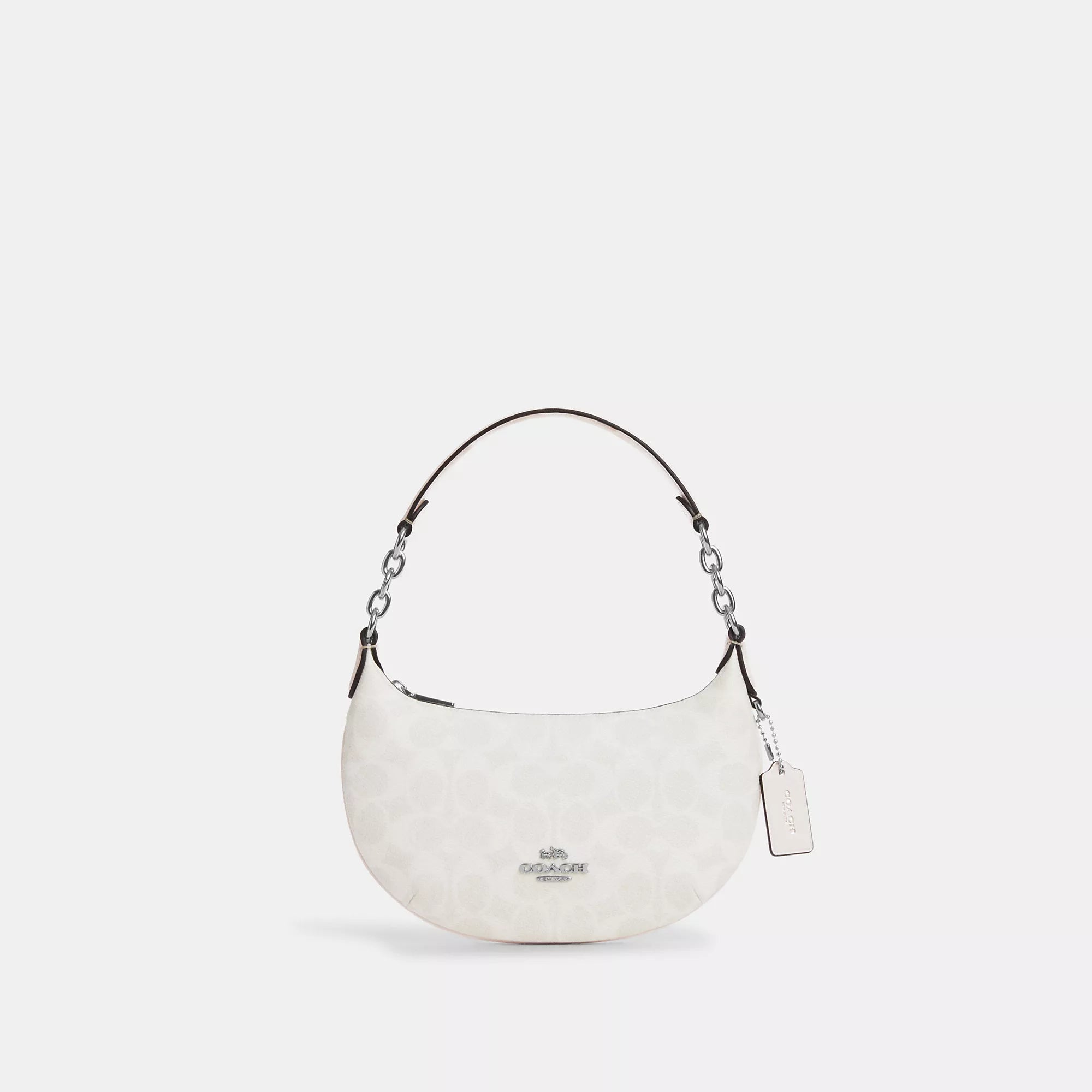 

Сумка Coach Outlet Mini Payton из фирменной ткани, цвет white/chalk, Белый, Сумка Coach Outlet Mini Payton из фирменной ткани, цвет white/chalk