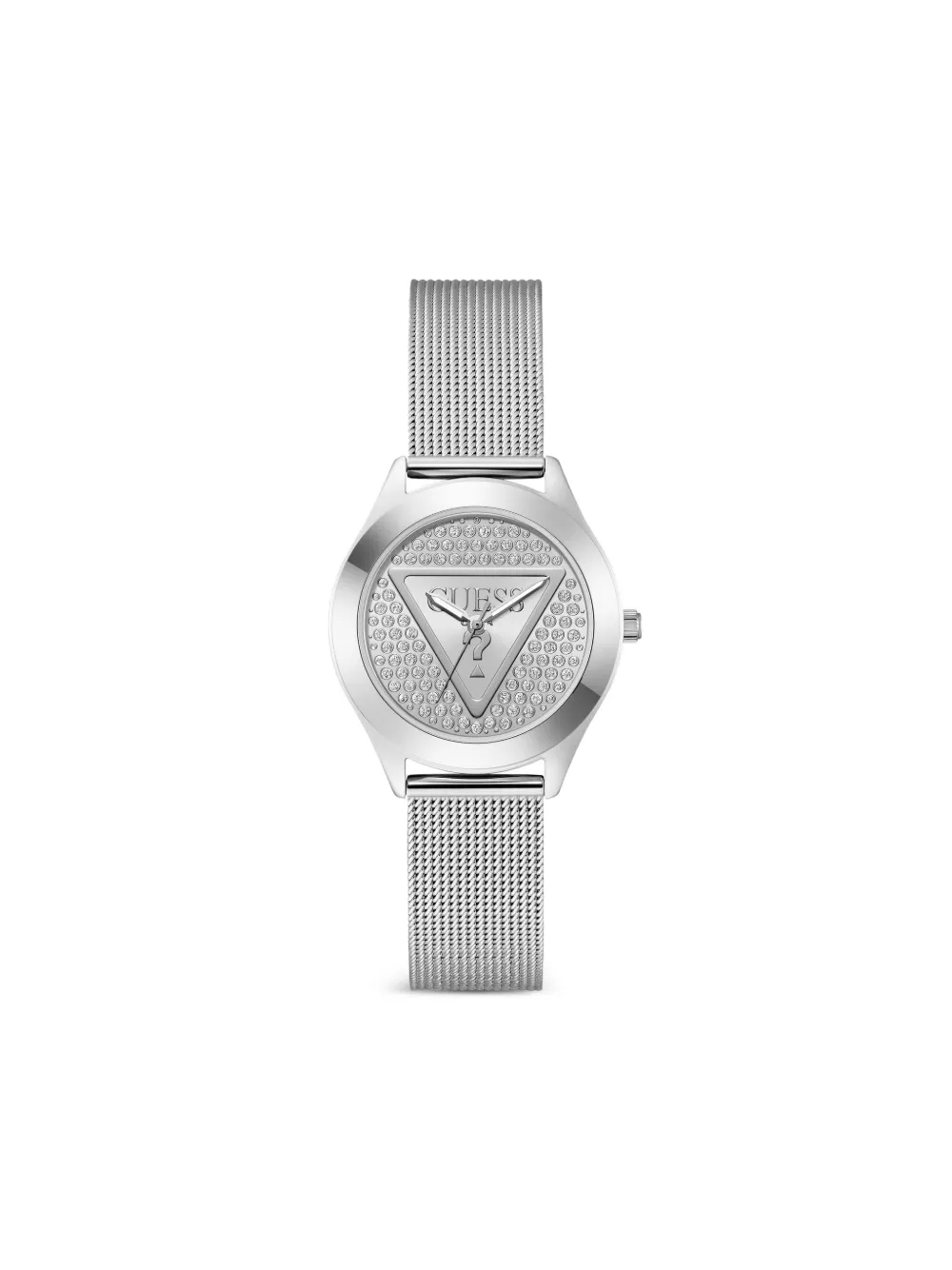 

Наручные часы Tri Glitz 30 мм GUESS USA, серебяный