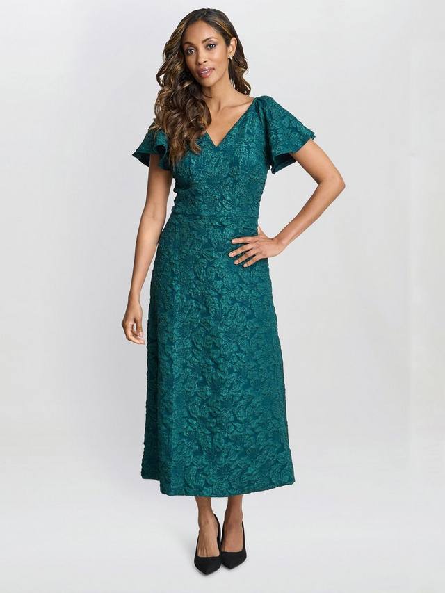 

Жаккардовое платье claudina Gina Bacconi, цвет Forest Green