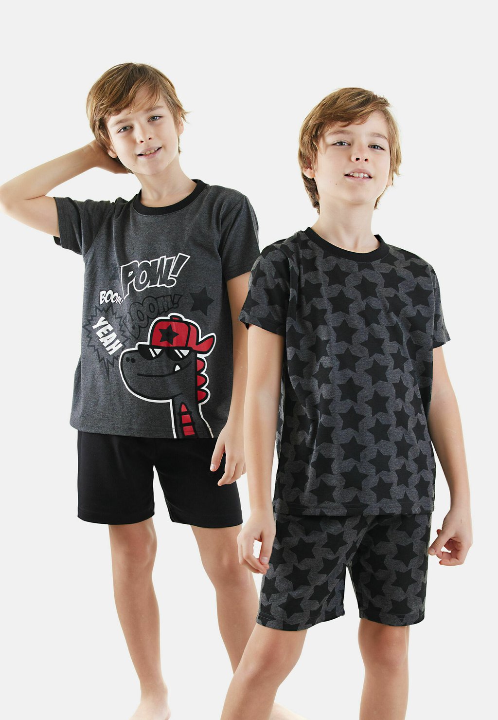 

Пижама 2 PACK Denokids, антрацит