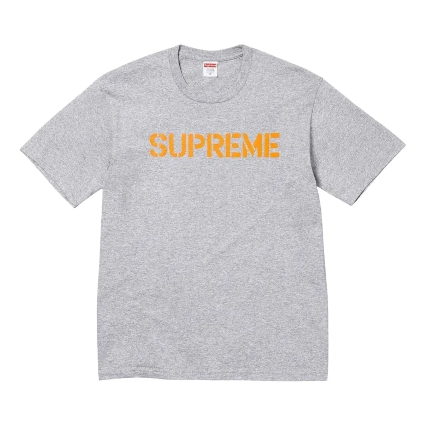 Футболка Supreme SS26 Hard T-Shirt 'Heather Grey' SUP-SS26-164-GRY, серый