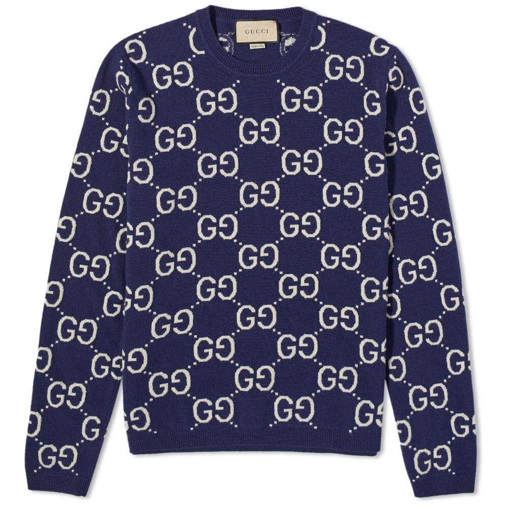 

Gucci GG Свитер с круглым вырезом по всей поверхности
