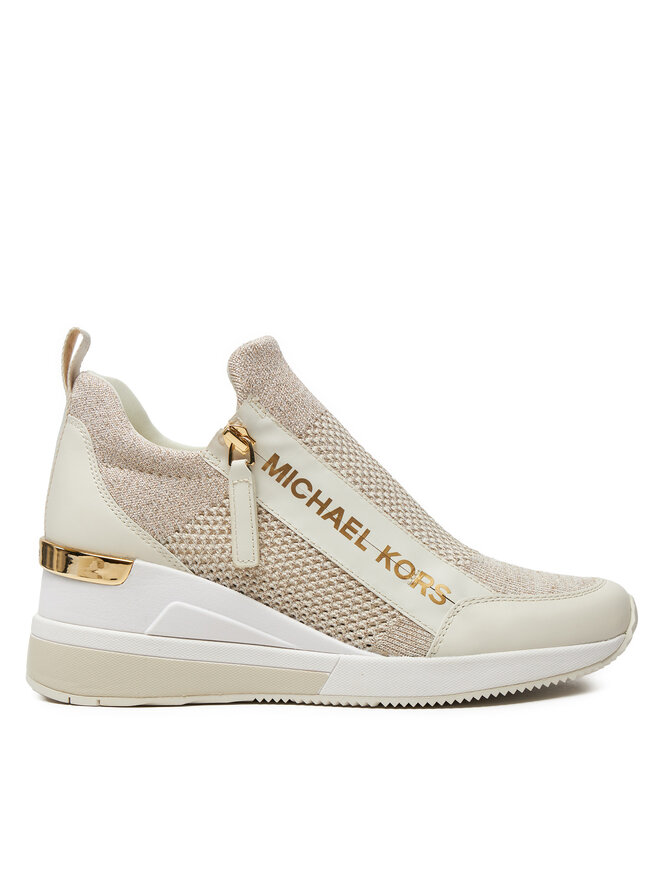 Кроссовки Wills Metallic Stretch Knit Trainer 43S3WIFS4D Michael Michael Kors, бежевый