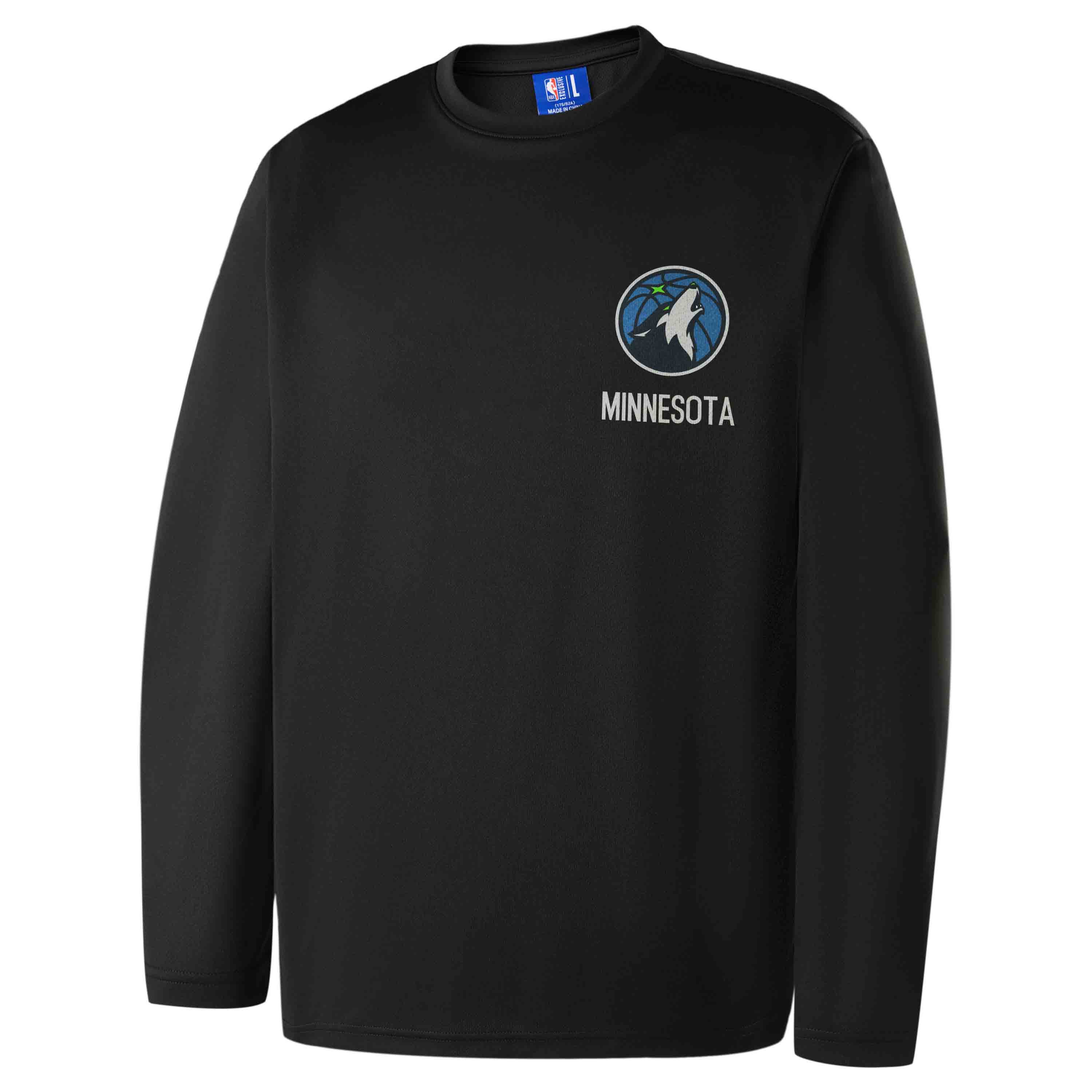 

Футболка унисекс Minnesota Timberwolves черная NBA