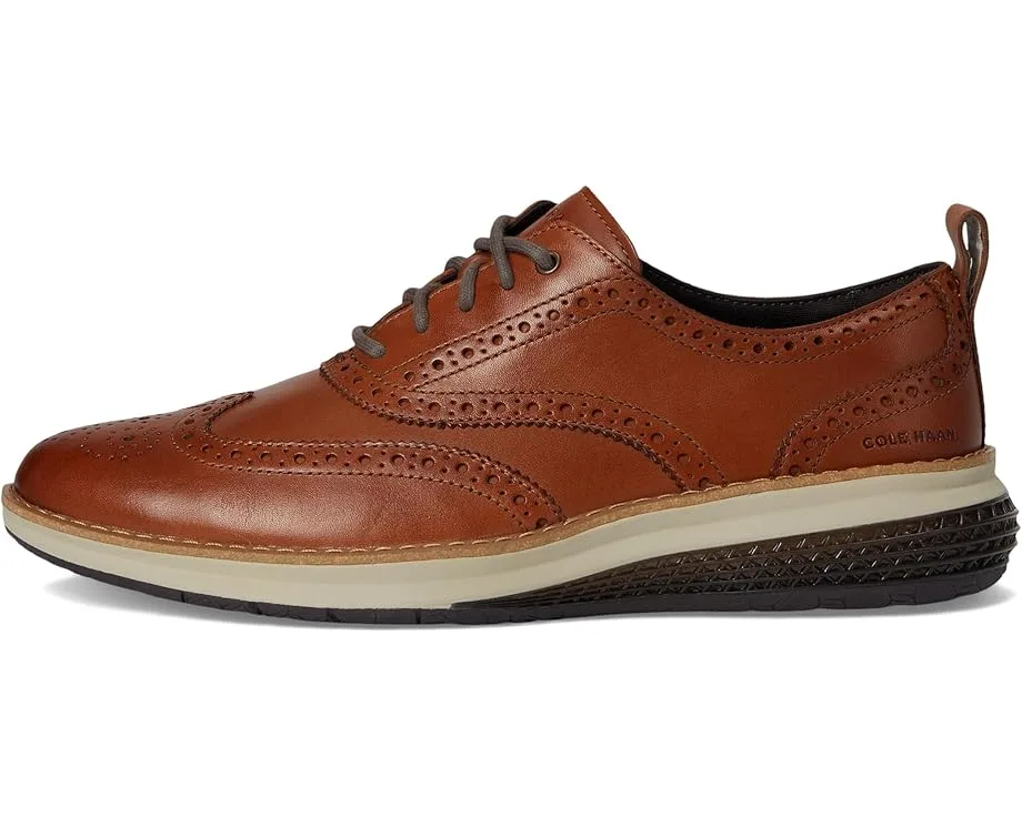 Оксфорды Cole Haan Original Grand Energy Weave Wing Tip Oxford, British Tan/Ivory — фото 4