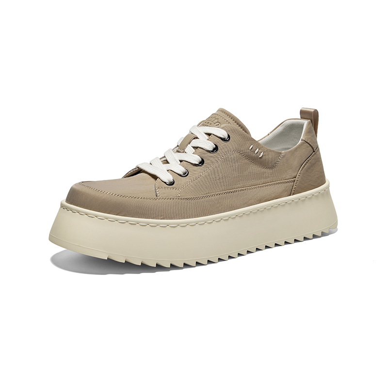 

Hautton Дышащие низкие повседневные туфли для увеличения роста мужские - хаки, цвет Khaki