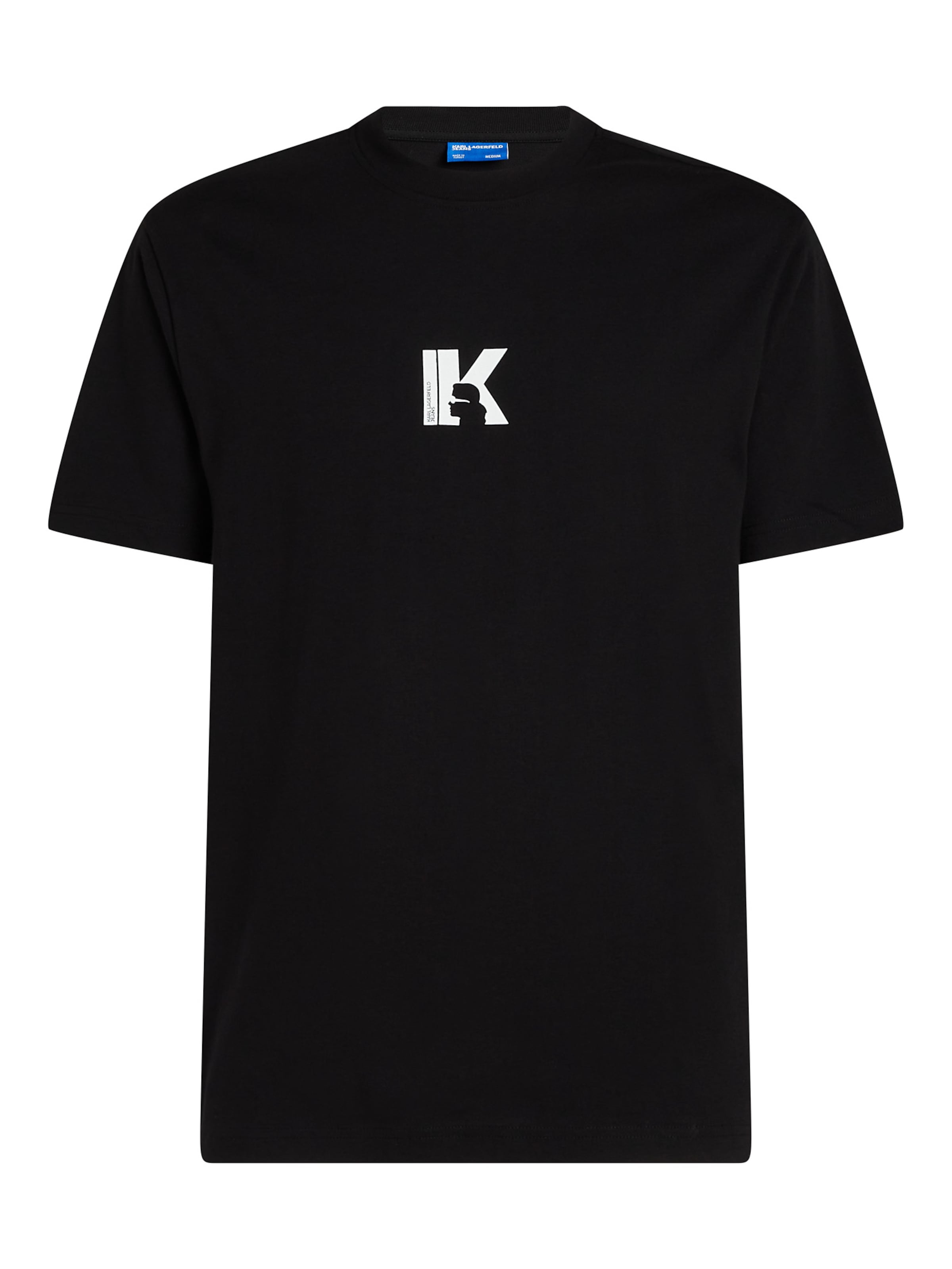 

KARL LAGERFELD JEANS Футболка в черном цвете