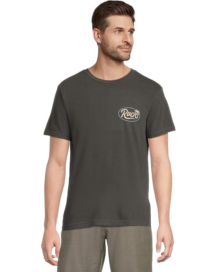 

Мужская футболка RVCA Frond Script, Pirate Black, Черный, Мужская футболка RVCA Frond Script, Pirate Black