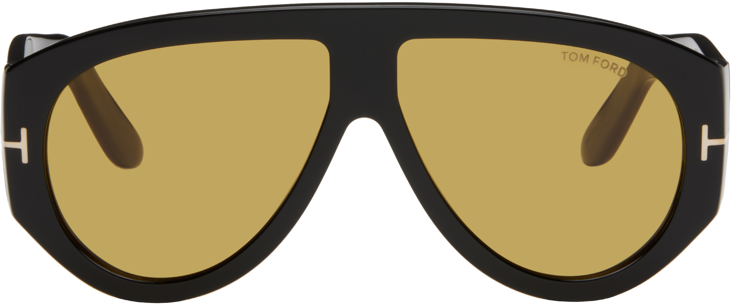 

Черные солнцезащитные очки Bronson TOM FORD, Shiny black/Brown