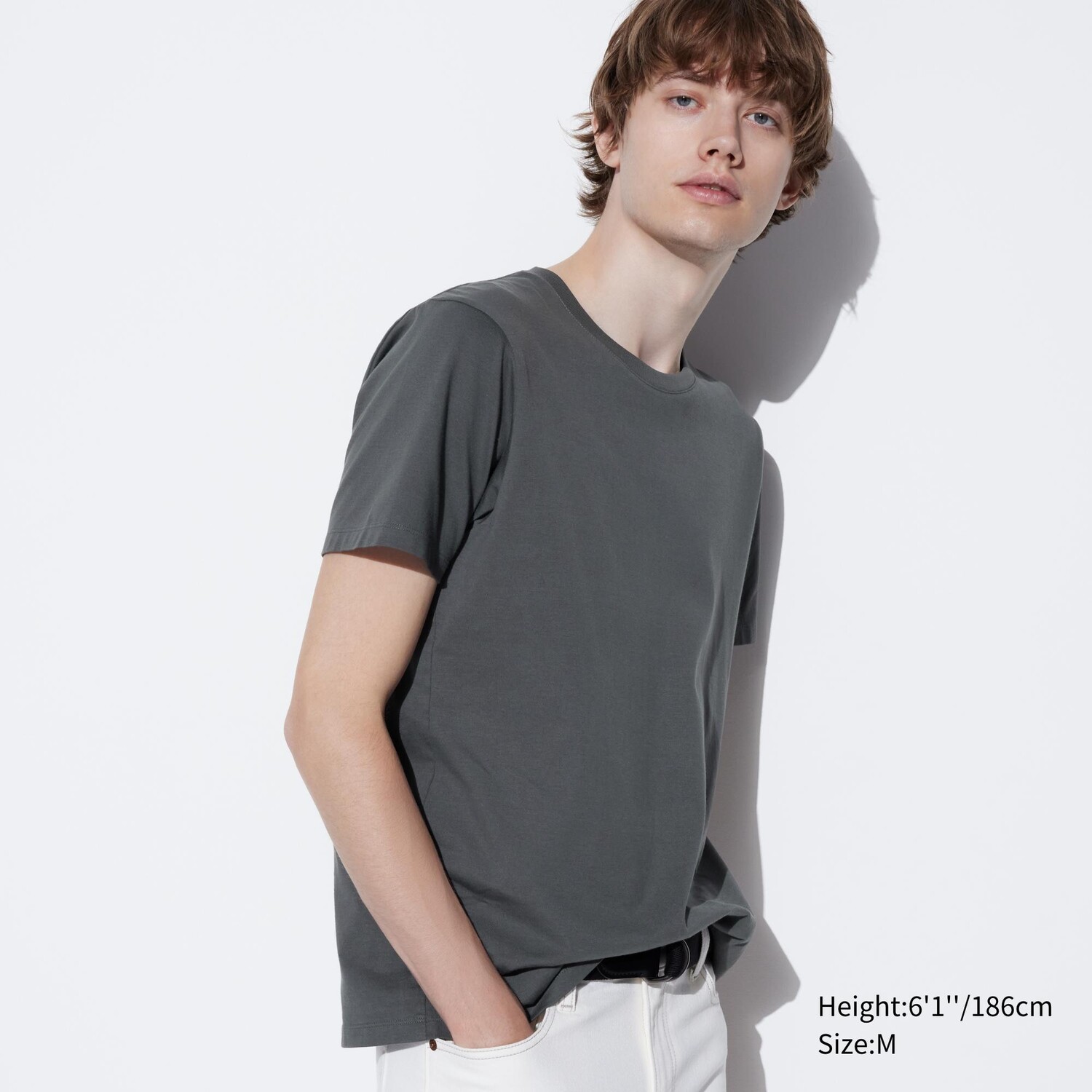 

Футболка Uniqlo Supima 100%, серый