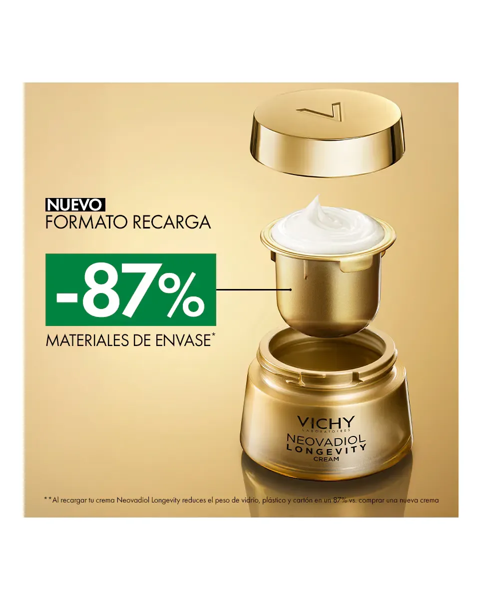 Крем для лица Vichy — Сменный блок крема для увеличения объема Neovadiol Longevity, 50 мл — фото 2