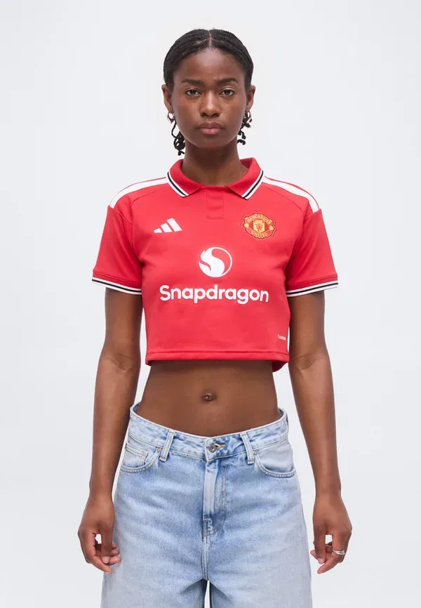 Футболка Manchester United 26/27 Home Crop Club Wear Adidas Performance, красный