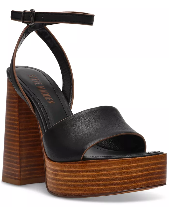 Женские сандалии Floria на платформе, комплект из двух частей Steve Madden, черный
